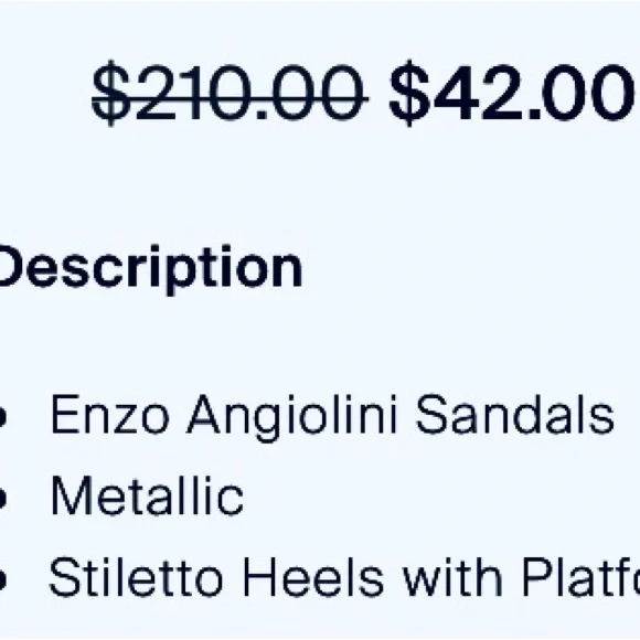 Enzo Angiolini Rhinestone Stilettos Size 7 - Picture 6 of 16